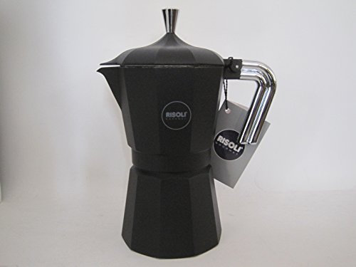 RISOLI'-CAFFETTIERA 6 TAZZE NERA