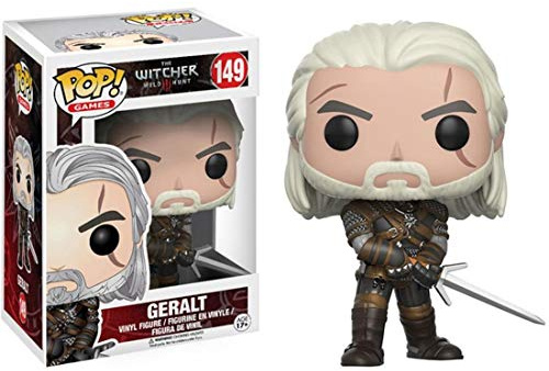 Funko 12134 POP Vinylfigur: The Witcher: Geralt, Mehrfarbig, Einheitsgröße