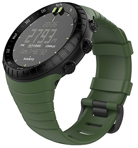 MoKo Watch Armband für Suunto Core - TPU Sportarmband Uhr Band Strap Ersatzband Uhrenarmband für Suunto Core Samrtwatch, Armbandlänge 140mm-230mm, Armee Grün