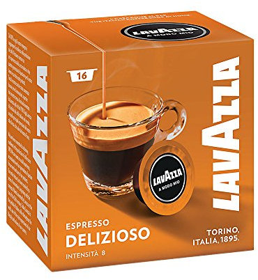 Lavazza Modo Mio Espresso Delizioso 160 Capsules de Cafe Espresso, Moyenne