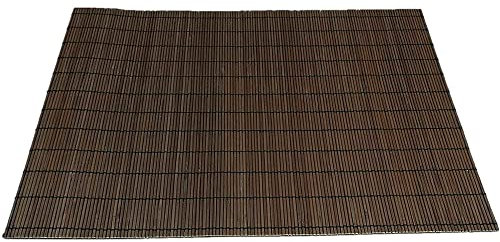 Solagua Salvamantel de Bambú Individual Pack de 6 Manteles Enrollables Antideslizantes y Antimanchas (30 x 45 cm, Art.237)