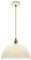 Large Vintage Retro Ceiling Pendant Hanging Dome Light Shade Metal Cream Finish Antique Brass Industrial Lamp Holder M0093