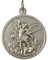 Medaille des Erzengels Michael aus Hochrelief - Große Größe - Big Size - 32 mm