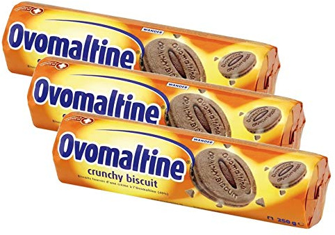 Ovomaltine Crunchy Biscuit 3er Pack, (3x250g)