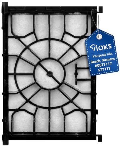 Filtro di protezione motore di ricambio per Siemens Bosch 00577117 00577117, filtro per aspirapolvere premotore, 161 x 113 mm