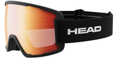 HEAD Unisex – Adult CONTEX Ski-und Snowboardbrille Skibrille, rot/schwarz, L