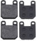 ECSiNG 2 Pares de Pastillas de Freno Compatible con Peugeot Speedfight 2 Jetforce C Tech Elyseo 50 Ruedas Delanteras Y Traseras de Motocicleta Eléctrica 45x35mm 25mm Diámetro del Orificio