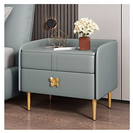 ZXFDM Nachttisch Landhaus Bauernhaus Nachttisch Holzschrank Schublade Organizer Schlafzimmer Plattform Bettregal Damen Herren Tablett Taschentuchhalter Nachttisch Akzenttisch (Color : F)