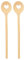 teemando® 2 X Small Branded Wooden Cooking Spoons with Heart 16cm Round Cooking Spoon for Cooking and Baking