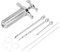 Meat Injector Syringe Kit, 2 OZ Stainless Steel Meat Marinade Injector Portable Turkey for Smoker Meat Marinade Injector Turkey Chicken Flavour Sauce Cooking Syringe Needle BBQ