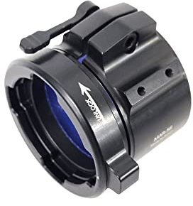 Rusan Modular Adapter MAR für Wärmebild- und Nachtsichteräte - für Zieloptik/Zielfernrohr BZW. Vorsatzgerät (Wärmebildkamera/Nachtsuchtgerät) - robust & schussfest (54 mm Durchmesser)