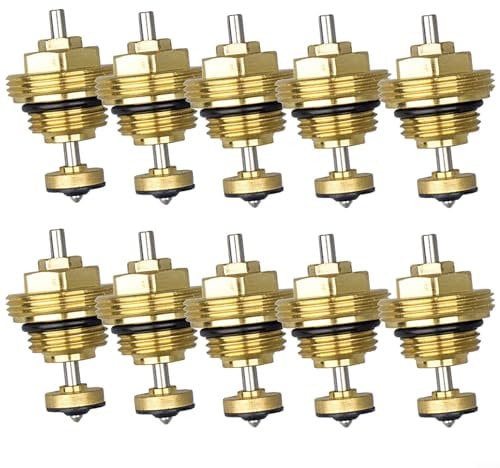 10pcs Underfloor Heating Manifold Return Pin Valve Core M30x1.5 for UFH Actuator Floor Heating Manifolds