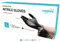 EUROPAPA® Lot de 100 gants jetables en nitrile sans poudre, sans latex, non stériles, sans latex, non stériles, sans latex, gloves disposibles (L, Noir)