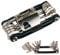 17 in 1 Fahrrad-Multi-Tool-Kit mit Kettenbrecher Ergonomisch und leicht MTB Fahrrad Reparatur Kit Motorrad Zubehör Edelstahl