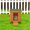 Multifunktionales Wetterfestes Holz-Haustierhaus mit Asphalt Dach für Katzen, Den kaninchenkäfig, Hunde, Kaninchen & Enten