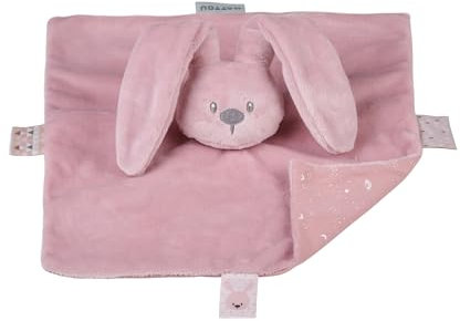 Nattou Comforter Doudou Rabbit LAPIDOU, 27 cm, Lapidou Old Pink