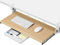 ETHU Support de clavier extensible sous le bureau avec pince en C stable - 680 x 300 mm - Plate-forme extensible pour clavier d'ordinateur - Pour taper - Chêne