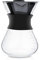 HAOHIZE Cafetière, Cafetière Goutte à Goutte Manuelle, Pot en Verre avec Filtre à Maille Fine, Tasse de Filtre à Café Versante, Filtre à Café en Acier Inoxydable