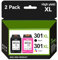 301 Druckerpatronen Multipack, Druckerpatronen 301 XL Kompatibel für HP 301 für Envy 4500 4504 5530 4502 5532 5534 DeskJet 3050 2540 2050 1510 1050 2544 OfficeJet 2620 2622 4630 4632 (Schwarz,Farbe)