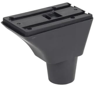 NINOMA Usar Todo año Caja De Reposabrazos para Coche, Contenido De Tienda Central, Decoración De Estilo con Portavasos, Accesorios USB para Ibiza 6j 6L(Black Base Only)