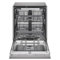 LG QuadWash DB965TXS Lavastoviglie da Incasso a Scomparsa Totale, Serie 3, Classe B, 14 coperti, 4 Bracci Irroratori, Vapore, Cerniere Sliding, Apertura Automatica, 3° Cestello, Wi-Fi, Acciaio