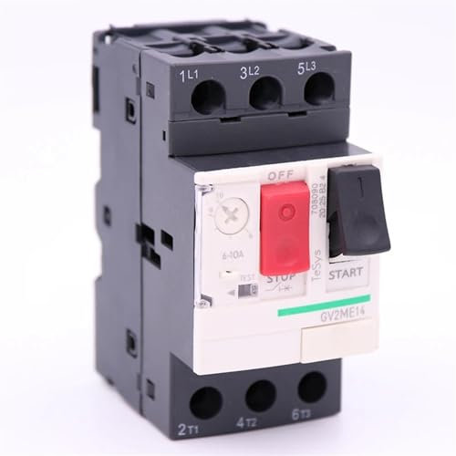KVEIYIIC GV2ME14 3P 6-10A bornes à vis magnétiques Thermiques disjoncteur de Moteur