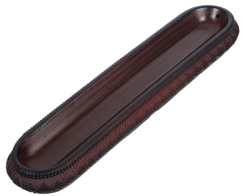 Alipis brûleur d' encensoir Charbon humidificateur d'air Porte- diffuseur aromathérapie décor de brûleur d' rétro poêle à rétro résine Brown