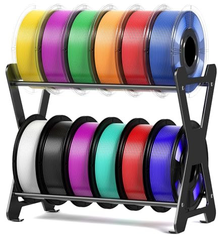 Filament Rack, 3D Printer Filament Storage Rack, 3D Filament Storage Shelf, Filament Spool Holder for 3D Printer Rolls