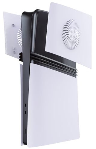 QingXuey PS5 PRO Cover superiore con foro di raffreddamento, bianco, QXY-PS5-PRO-UPPER-COVER