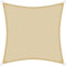 Brigros - Cortina de sombra exterior cuadrada de HDPE 180 gr/m2 con anillas inoxidables, anti-UV, con bolsa, lona parasol para exteriores, dimensiones 3 x 3, 4 x 4, 5 x 5, vela sombra jardín (beige, 4