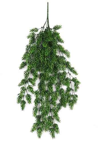 Leaf Artificial Hanging Plants Fire Resistant UV Resistant