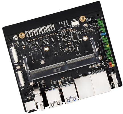 JSGHGDF Placa de expansión Orin AI con borde calculador de 2 canales 10 Gbps, puerto USB, integración industrial, WiFi 4K, placa base Orin tipo B