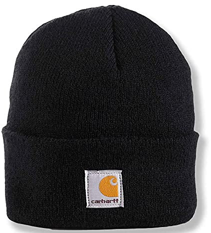 Carhartt Strickmütze für Jungen und Kinder, Caviar Black (Jugendliche), 6-14 Years