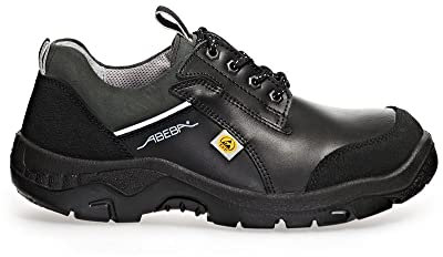 Abeba 32256 Anatom ESD Niedriger Schuh, S3, SRC, Schwarz, Größe 40