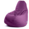 Avalon - Pouf Poltrona Sacco Bambini Jive, Puffo per Sedersi Ergonomico, Pouf a Sacco in Tessuto Antistrappo e Impermeabile, Comoda Poltrona Sacco Moderna, Made in Italy(68x68x107cm-Viola)