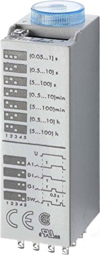 Finder 850400240000PAS Multifunktions-Zeitrelais, für Leiterplatten Serie 94, RT IV, 7 A, 24 VAC/DC, 0,05 s - 100 h