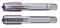 Hand-Gewindebohrer Set Satz (2Stk) M 24x1,0 MF HSS DIN13 Rechts Rechtsgewinde NEU & Original M24x1,0