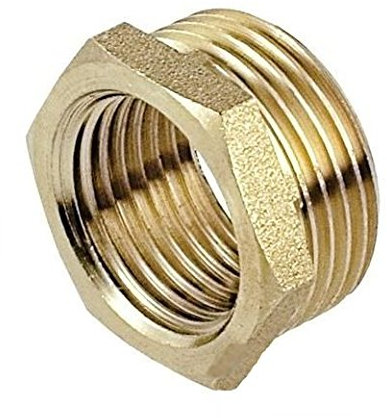 1 x 3/4 pouce BSP mâle x filetage femelle union réduction de tuyau de raccord menuisier raccord en laiton