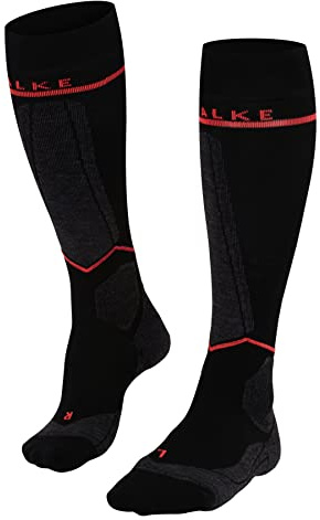 FALKE Damen SK Energizing Wool Skisocken ohne Polster ultradünn