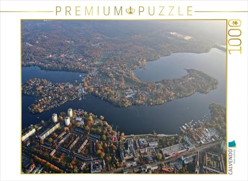 CALVENDO Puzzle Die Halbinsel Herrmannswerder mit dem Kiewitt in Potsdam 1000 Teile Puzzle quer | Lege-Größe cm Foto-Puzzle für glückliche Stunden