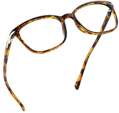 LifeArt Blaulicht-Schutzbrillen, Computer-Lesebrillen, Spielbrillen, TV-Brillen für Frauen, Männer, Blendschutz (Schildpatt, 0.00 Vergrößerung)