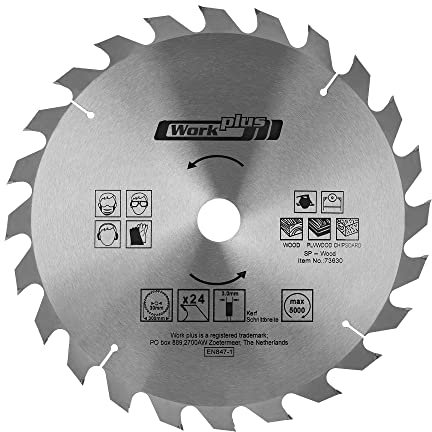 Kreissägeblatt | Ø 100-400 | Größe wählbar | 24-40 Zähne | aus Hartmetall | für Holz & Kunststoff | für Handkreissäge & Tischkreissäge(Ø 160 mm - 40 Zähne)