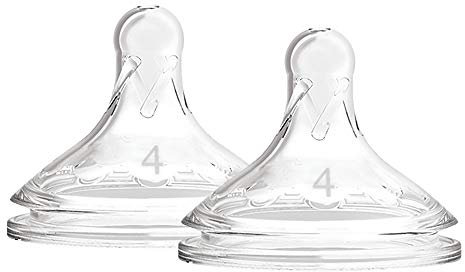 Dr. Brown's Options +, Wide Mouth Silicone Nipple Level 4, 9 Months