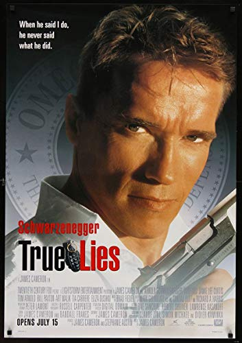 Poster affiche True Lies Schwarzenegger James Cameron Film Culte