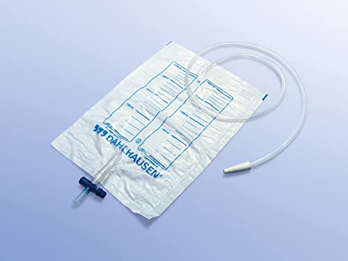 Dahlhausen Urinbeutel, Rücklaufsperre, Ablass, 90 cm, unsteril - 2000 ml