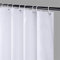 Furlinic Tenda Doccia Antimuffa Tessuto Tende Doccia Angolare Bianco Poliestere Tenda Vasca da Bagno con 6 Ganci Tenda Doccia Piccolo 90x180cm.