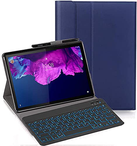 Tastiera Custodia per Lenovo Tab P11 PRO 11.5, [Italiana Layout] 7 Colori Backlit Tastiera Wireless con Custodia Protettiva per Lenovo Tab P11 PRO 11.5 TB-J706F/J706L, Blu