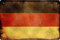 WOGEKA ART Retro Blechschild - Deutschland Fahne Flagge - witziger Spruch als Geschenk-Idee zum Geburtstag Weihnachten zur Dekoration 20x30 cm Vintage-Design aus Metall 1181