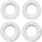 LEGELITE 4 Pack Metal Lamp Shade Reducer Ring, E27 Plate Light Fitting Lampshade Washer Adaptor Converter, Retainer Rings for Light Fixture