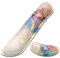 Dapesuom Enlarge Keyboard Rest Pad, Memory Foam Wrist Cushion Support with Anti-Slip Mouse Pad, Abstract Marble